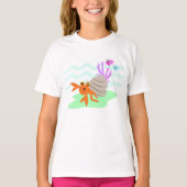 T-shirt met heremietkreeft (Voorkant)