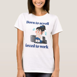 T-shirt met herkenbare humor voor Millennials & Ge