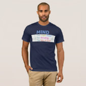 T-shirt met hersenprint (Voorkant volledig)