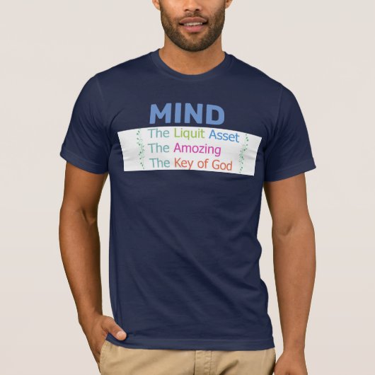 T-shirt met hersenprint (Voorkant)