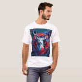T-shirt met hert (Voorkant volledig)