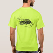 T - shirt met het art. van het laag-Leven (Achterkant)