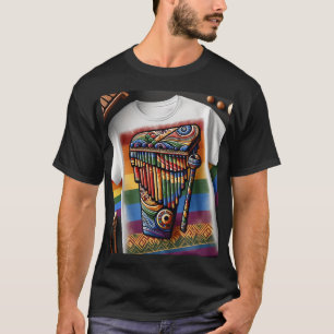 T-shirt met het marimba instrument