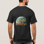 T-shirt met het ontwerp "Earth Empathy". (Achterkant)