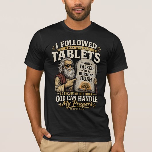T-shirt met het opschrift God Kan Mijn Gebeden Bea (Voorkant)
