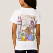T-shirt met het verhaal van de prinses en het kikk (Achterkant)