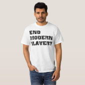 T-Shirt met hoge eindwaarde voor moderne slavernij (Voorkant volledig)