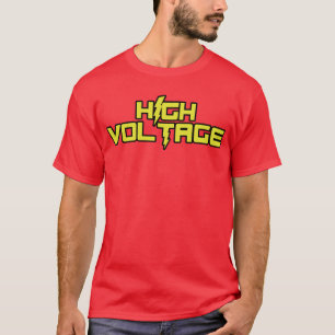 T-shirt met hoge spanning (rood)