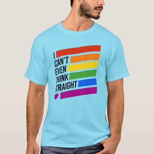 T-shirt met homohumor (Voorkant)