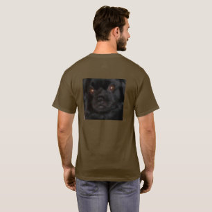 T-shirt met hond die naar je kijkt