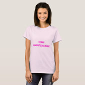 T-shirt met hoog onderhoud (Voorkant volledig)