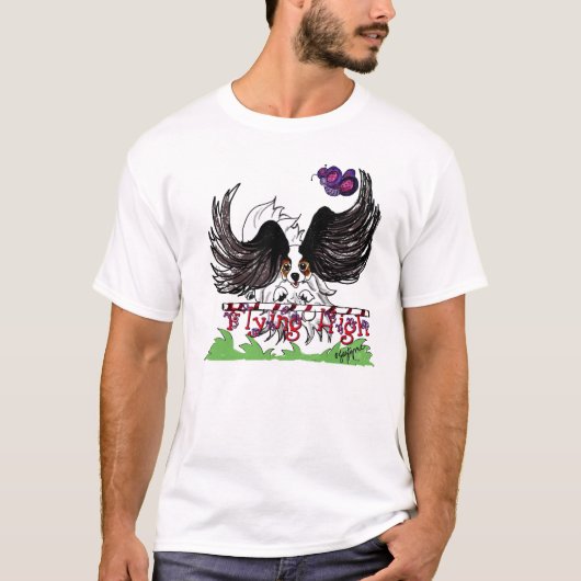 T-shirt met hoog vliegend shirt (Voorkant)