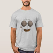 T-shirt met hoog vliegveld (Voorkant)