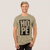 T-shirt met hope tekst (Voorkant volledig)