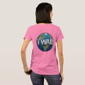 T-shirt met 'Hot Mess'-opdruk (Achterkant volledig)