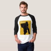 T-shirt met hout (Voorkant volledig)
