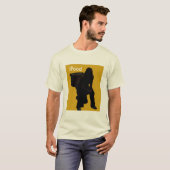 T-shirt met hout (Voorkant volledig)