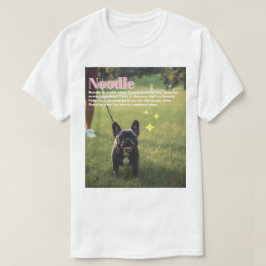 T-shirt met huisdierliefde – aangepaste foto en na
