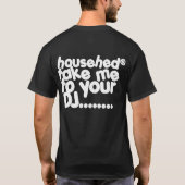 T-shirt met huismuziek (Achterkant)