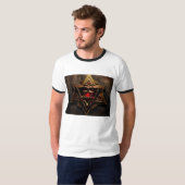 T SHIRT MET ILLUMINATI LOGO (Voorkant volledig)