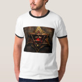 T SHIRT MET ILLUMINATI LOGO (Voorkant)
