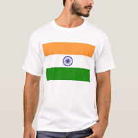 T-Shirt met Indiase vlag
