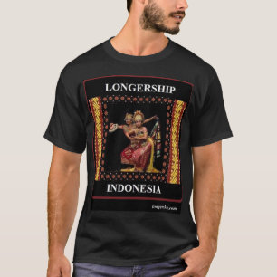 T-shirt met Indonesisch motief