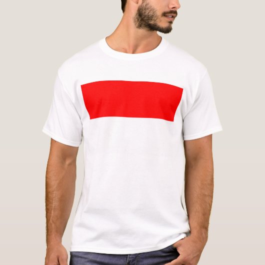 T-Shirt met Indonesische vlag (Voorkant)