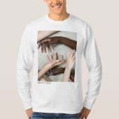 T-shirt met ingebouwde lange hoes (Voorkant)