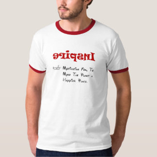T-shirt met Inspire-design van amraKbrand