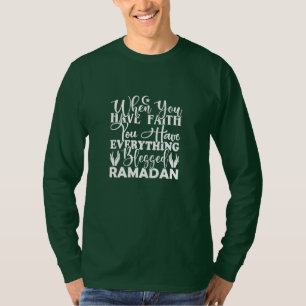 T-shirt met inspirerende Ramadan citaat T-shirt