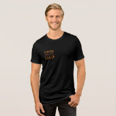 T-shirt met inspirerende tekst 'Sterk Hart, Vreedz (Voorkant volledig)