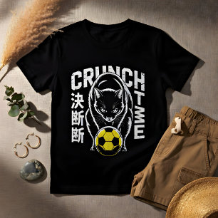 T-shirt met intense kat voetbal - Cadeau voor atle