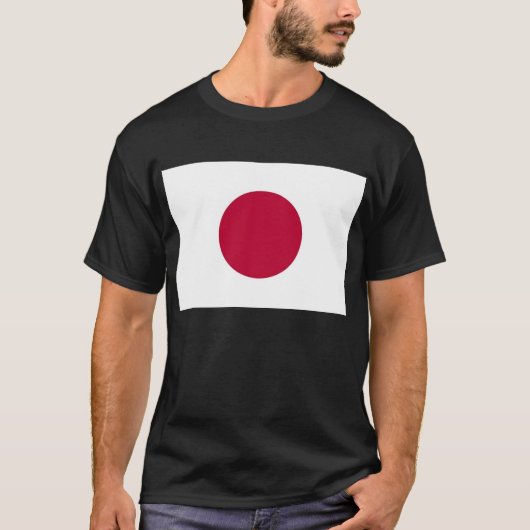 T-Shirt met Japanse vlag (Voorkant)