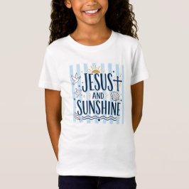 T-shirt met Jezus en zonneschijn