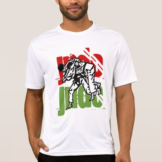 T-shirt met judo-microvezel (Voorkant)