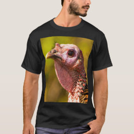 T-shirt met kalkoen van dichtbij en persoonlijk