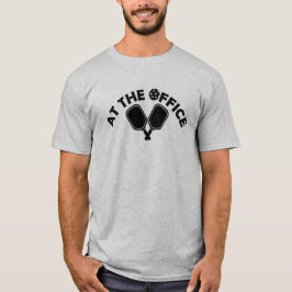 T-shirt met kantoorzwart blok