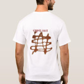 T-shirt met karamelsaus (Achterkant)