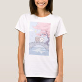 T-shirt met kat (Voorkant)
