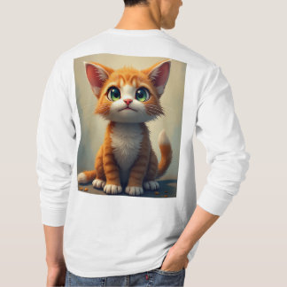 T-shirt met kat