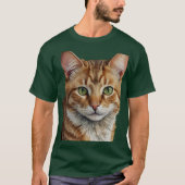 T-shirt met kat (Voorkant)