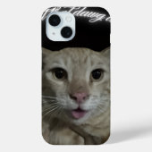 T-shirt met kat Case-Mate iPhone case (Achterkant)