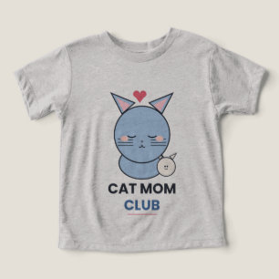 T-shirt met kat en kitten van Cat Mom Club