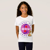 T-shirt met kat en moeder ontwerp (Voorkant volledig)