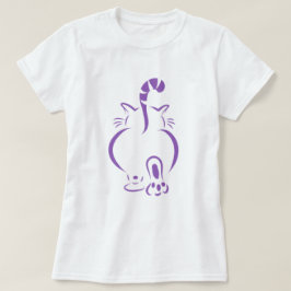 T-shirt met kat op catwalk