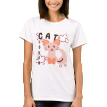 T-shirt met kattenliefhebber