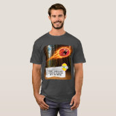 T-Shirt met Kauwgomwikkelgrappen Discgolf (Voorkant volledig)