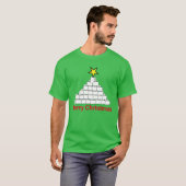 T-shirt met kerstboom voor toiletpapier (Voorkant volledig)