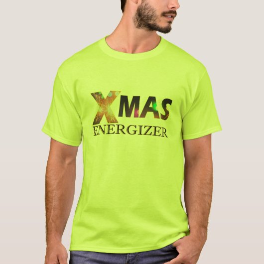T-shirt met kerstenergie (Voorkant)